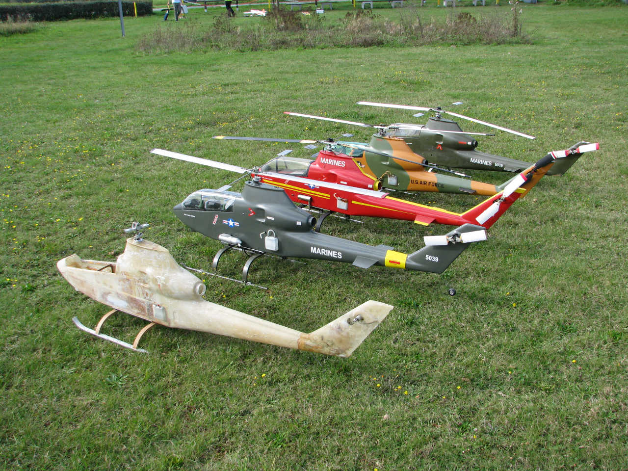 Cobrasammlung auf dem Flugplatz