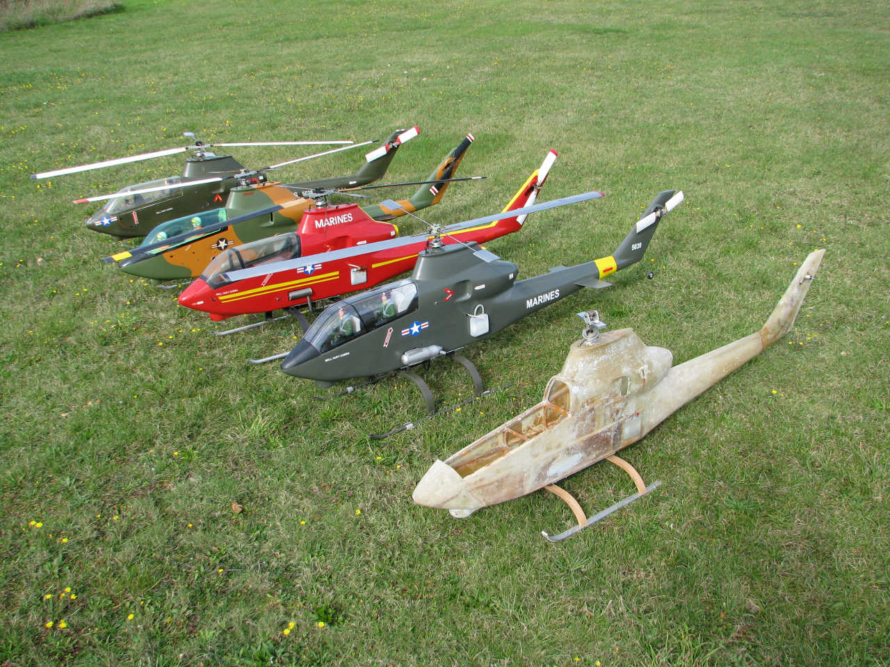 Cobrasammlung auf dem Flugplatz